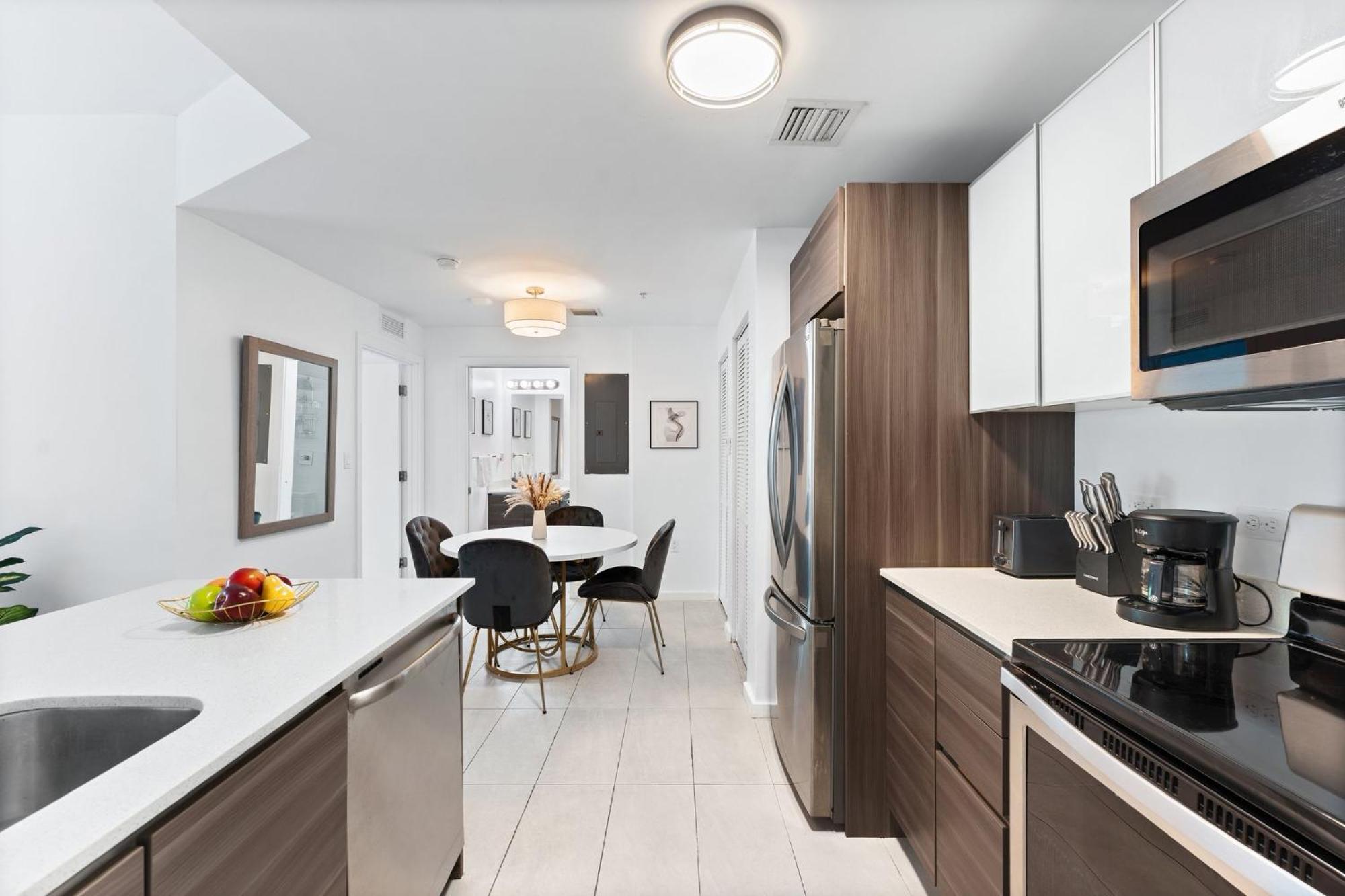 Modern Apartment In Edgewater Miami Oda fotoğraf