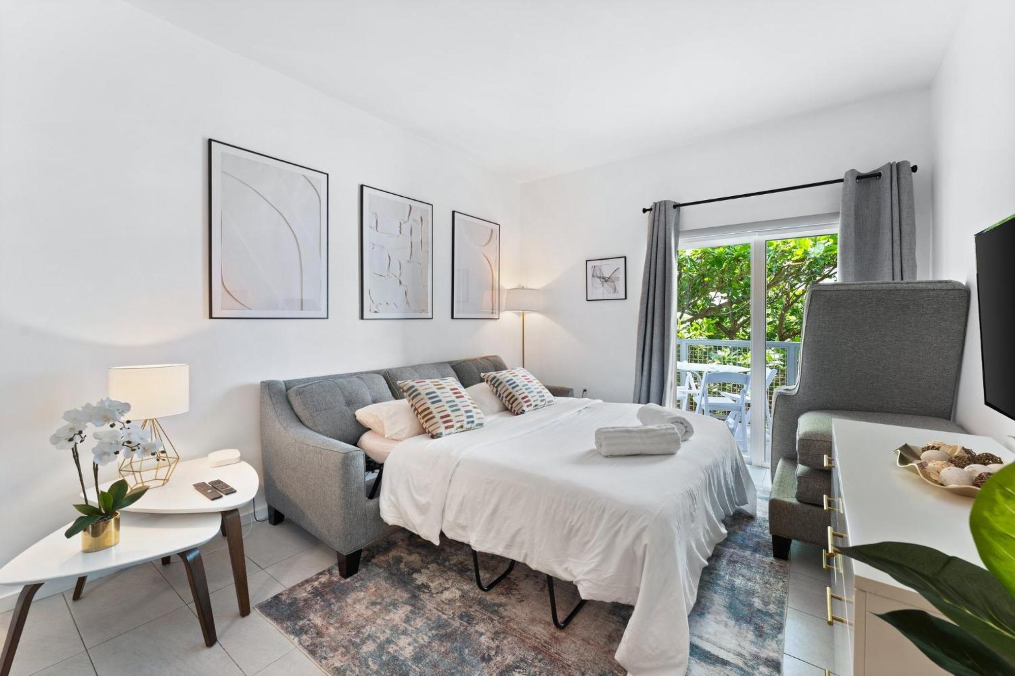 Modern Apartment In Edgewater Miami Oda fotoğraf